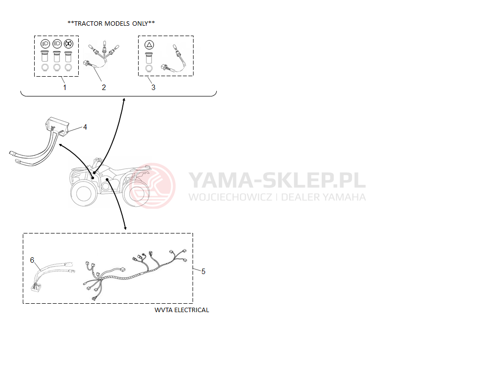 Schemat "bezpieczniki" do Yamaha GRIZZLY 700 EPS