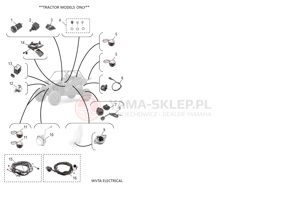 Schemat "bezpieczniki" do Yamaha YXZ1000R
