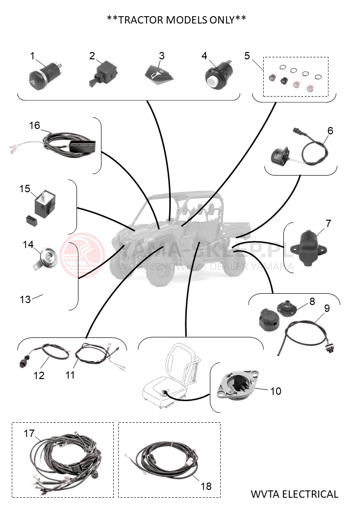 Schemat "bezpieczniki" do Yamaha VIKING EPS