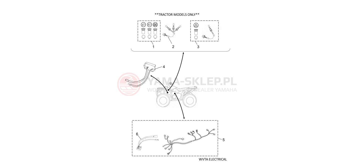 Schemat "bezpieczniki" do Yamaha GRIZZLY 700 EPS