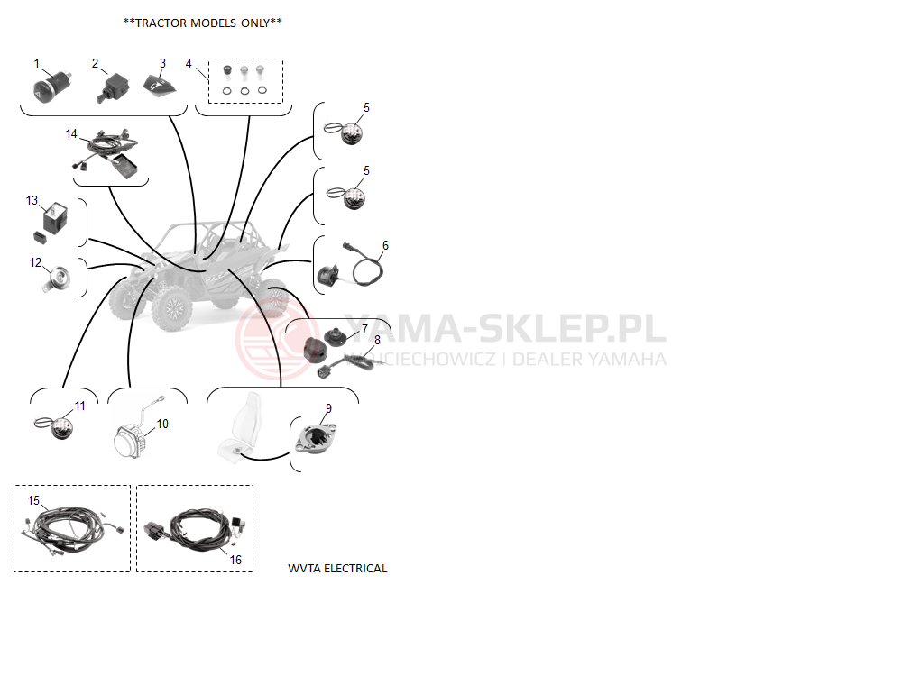 Schemat "bezpieczniki" do Yamaha YXZ1000R SS
