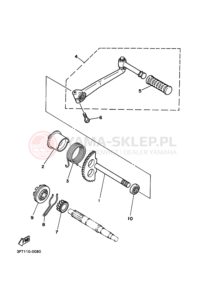 Schemat "rozrusznik" do Yamaha PW50