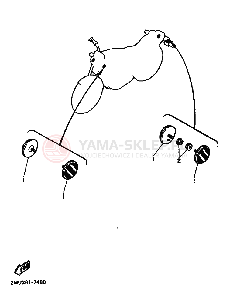 Schemat "układ elektryczny" do Yamaha FZX750
