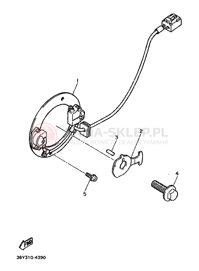 Schemat "Układ zapłonowy" do Yamaha FJ1200