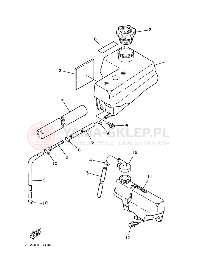 Schemat "Miska olejowa" do Yamaha SDR