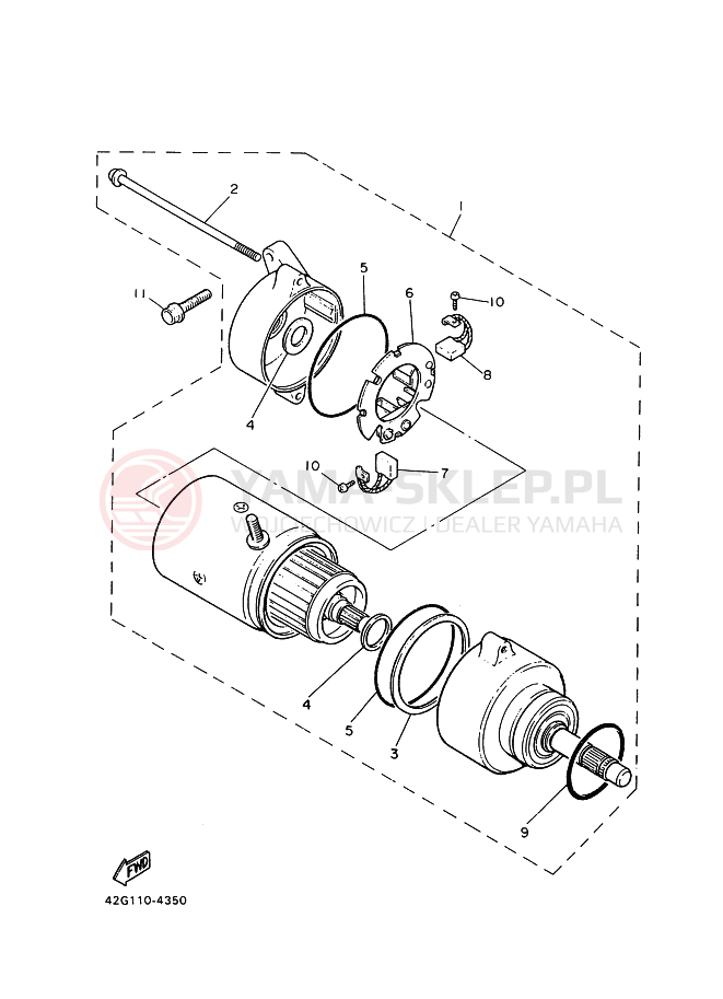 Schemat "rozrusznik" do Yamaha XV1000