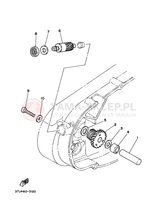 Schemat "Tryby licznika" do Yamaha RX115