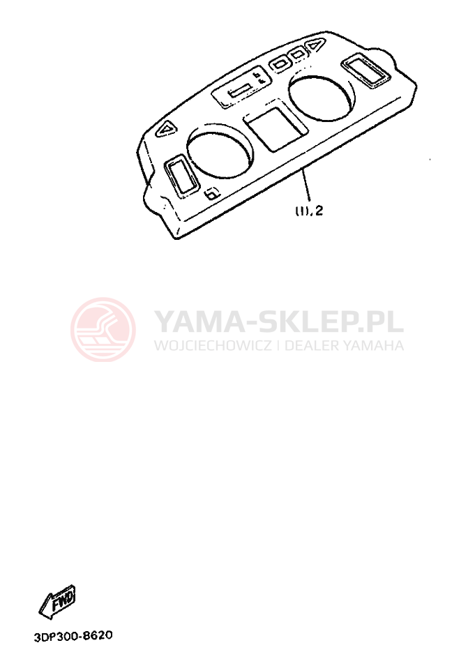 Schemat "licznik" do Yamaha XVZ12TD VENTURE ROYAL