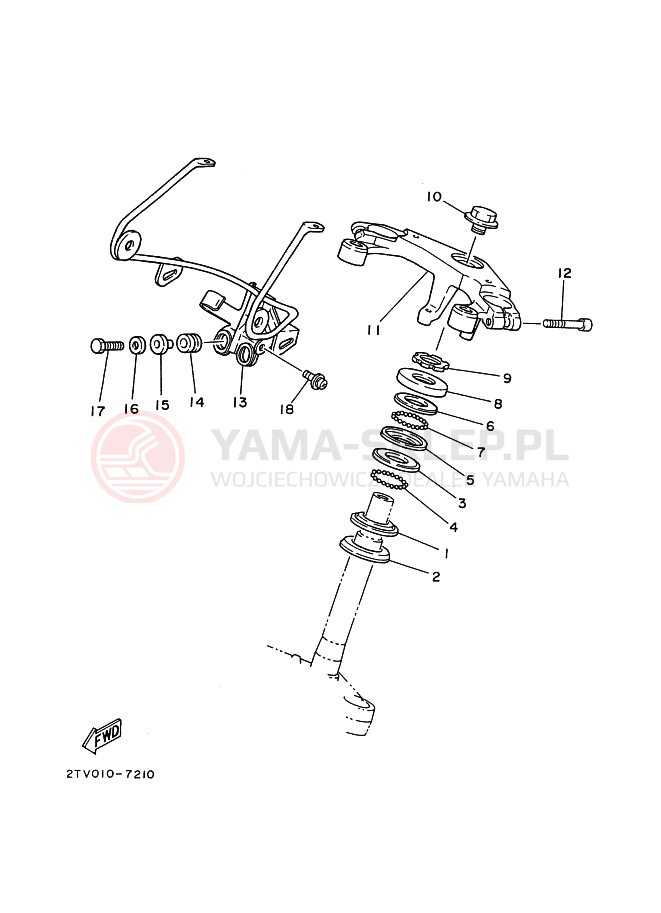 Schemat "Półki zawieszenia" do Yamaha SDR