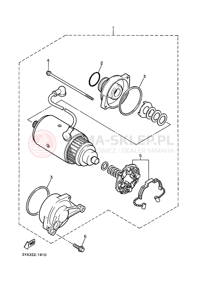 Schemat "rozrusznik" do Yamaha XJR1200