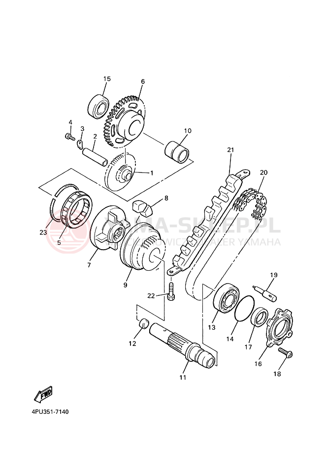 Schemat "rozrusznik" do Yamaha XJR1300