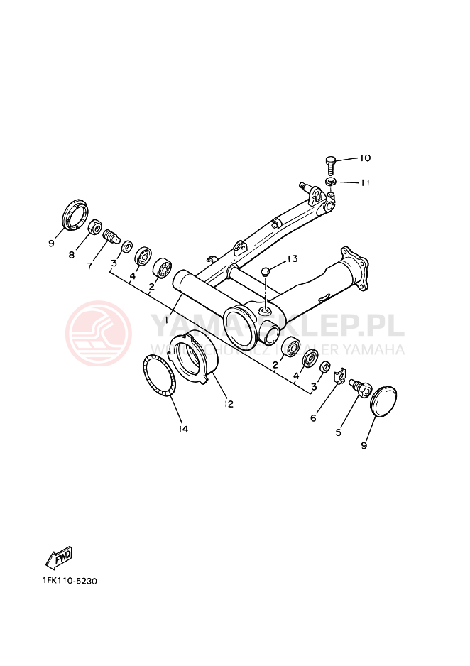 Schemat "wahacz" do Yamaha VMX12 VMAX