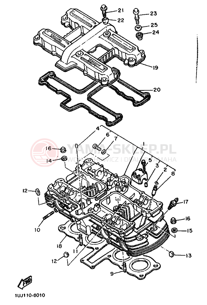 Schemat "głowica" do Yamaha FZ600