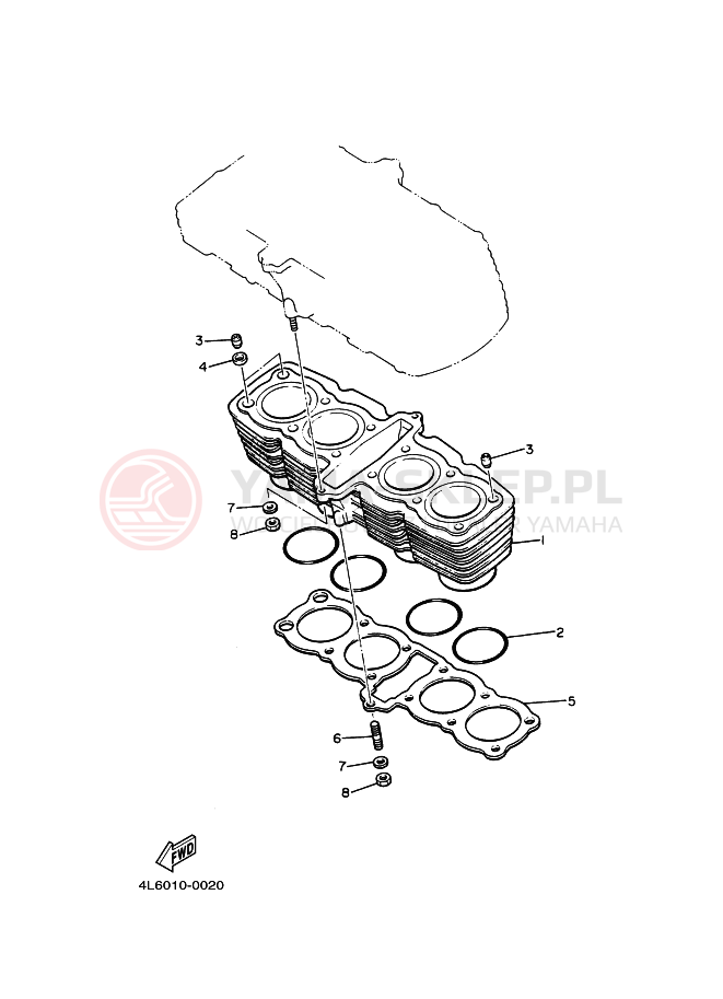 Schemat "cylinder" do Yamaha MAXIM