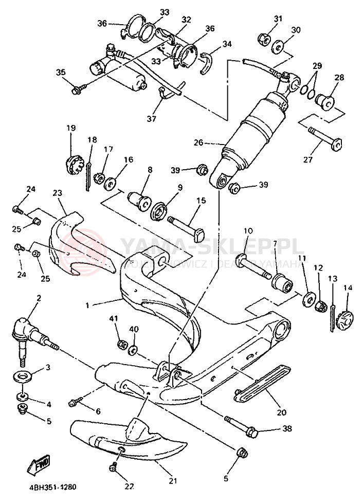 Schemat "KIEROWNICA 2" do Yamaha GTS1000