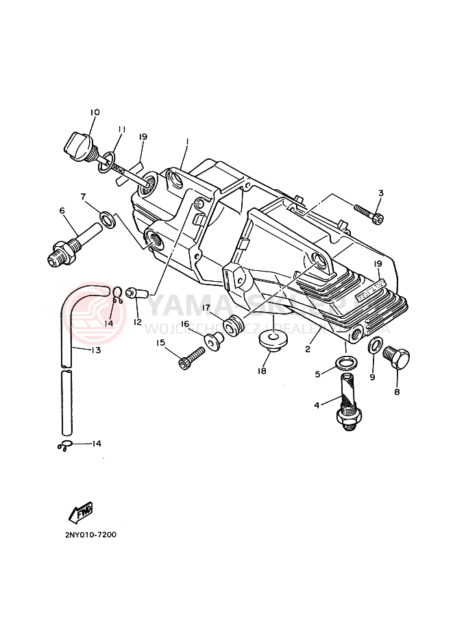 Schemat "Miska olejowa" do Yamaha SRX400