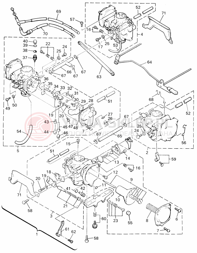Schemat "GAŹNIK 2" do Yamaha VMX12 VMAX