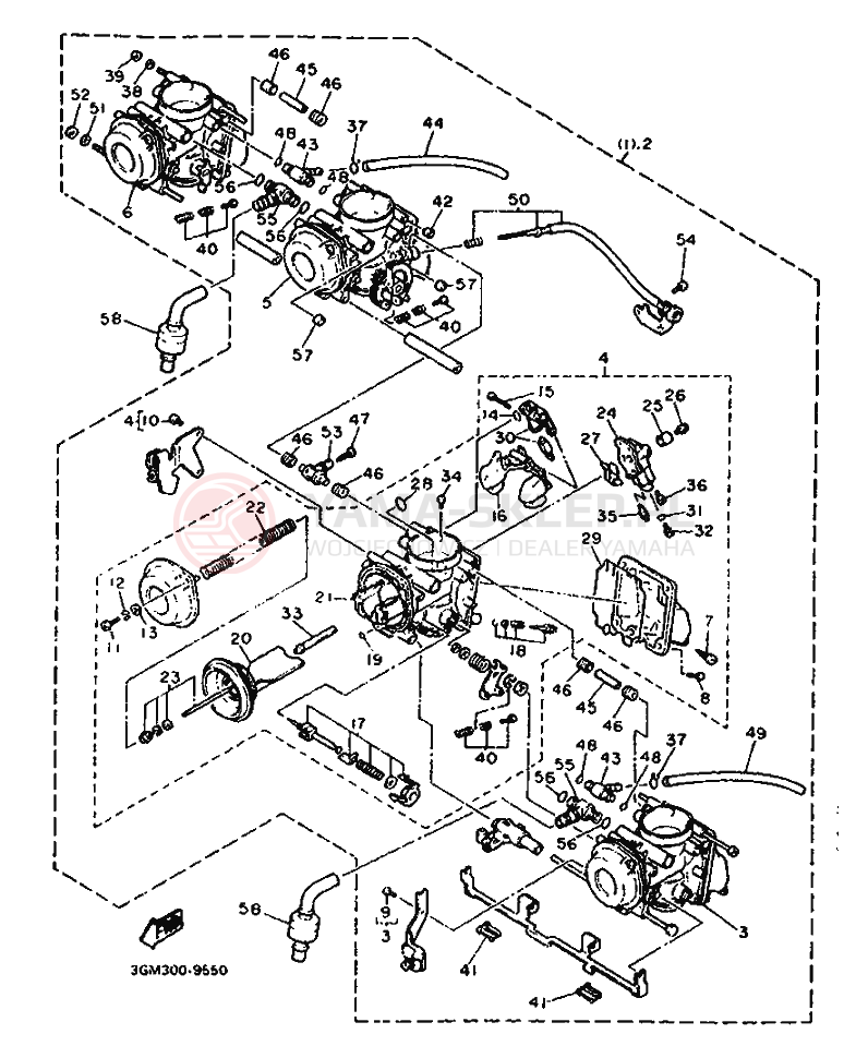 Schemat "alternator" do Yamaha FZR1000