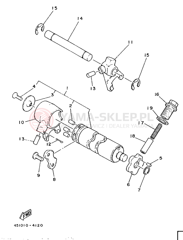 Schemat "Wodziki, automat" do Yamaha TY80B (SUPPLEMENT -
