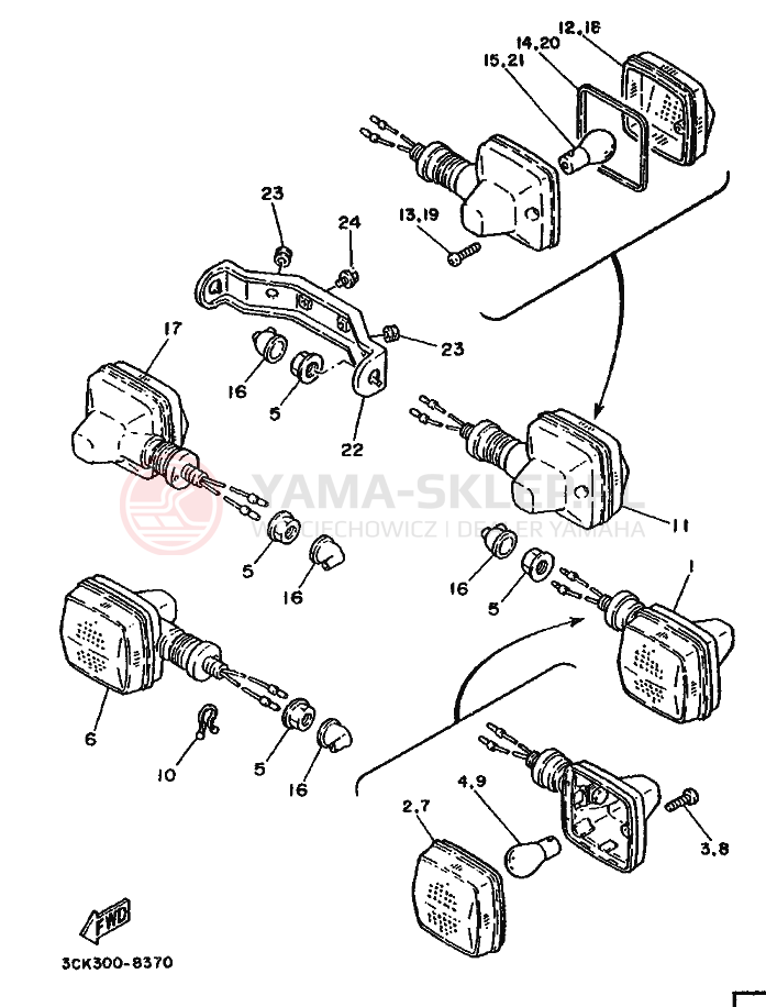 Schemat "cylinder" do Yamaha TDR240