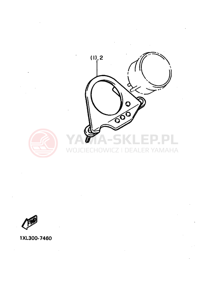 Schemat "układ elektryczny" do Yamaha SRX600