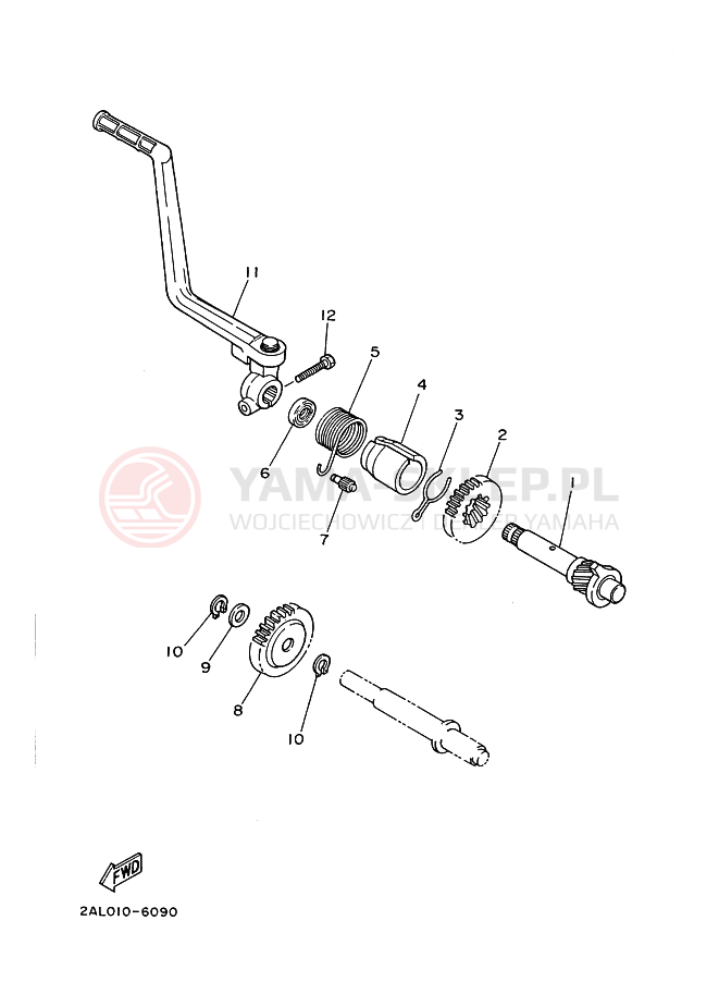 Schemat "rozrusznik" do Yamaha YSR50