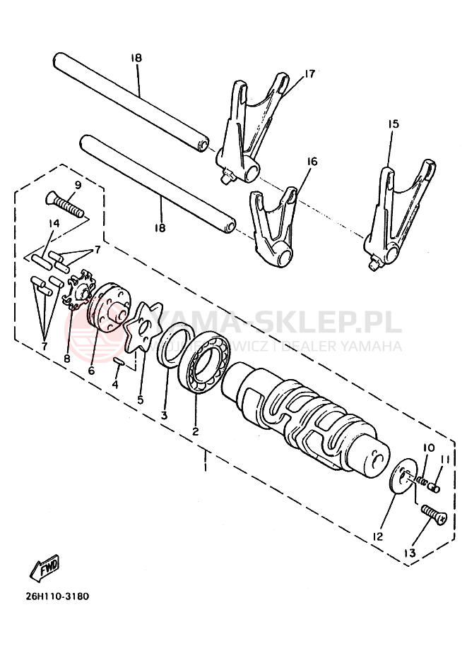 Schemat "Wodziki, automat" do Yamaha VMX12 VMAX