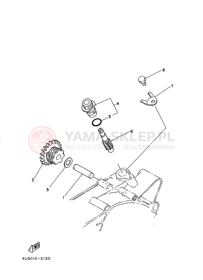 Schemat "Tryby licznika" do Yamaha YSR80