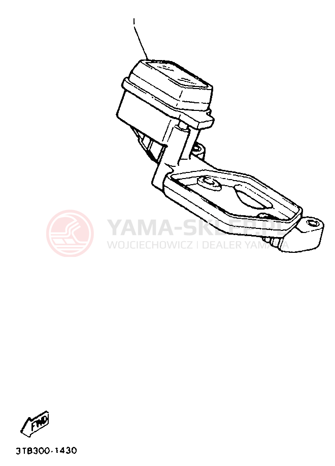 Schemat "licznik" do Yamaha XT600E