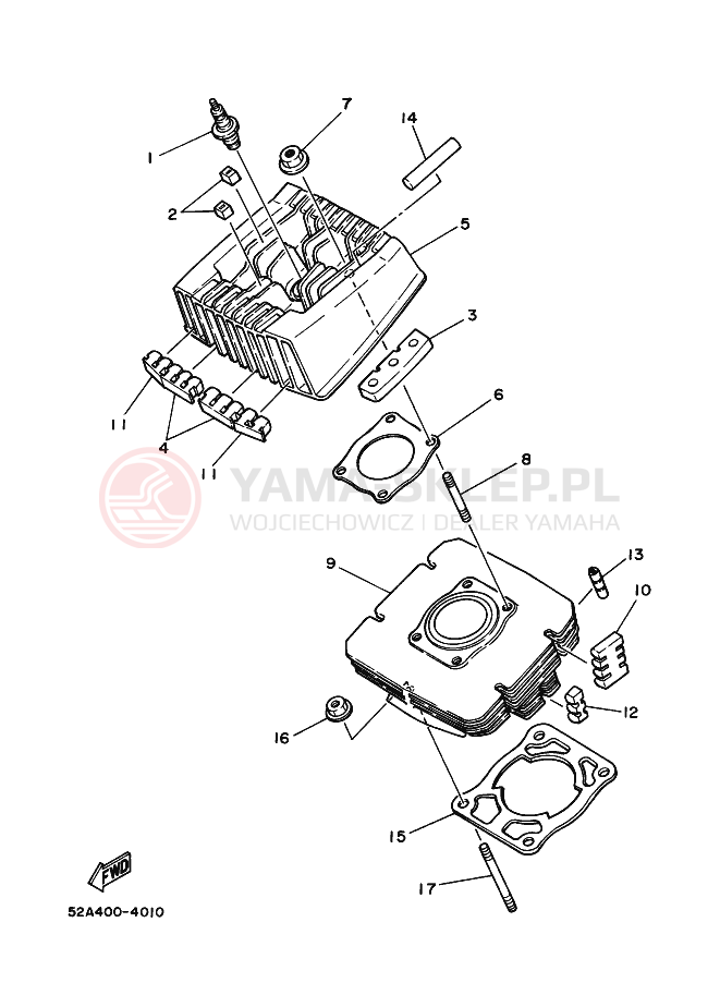 Schemat "cylinder" do Yamaha RX115