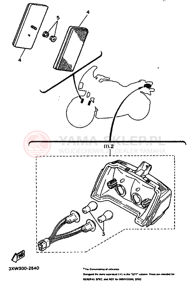 Schemat "układ elektryczny" do Yamaha FJ1200