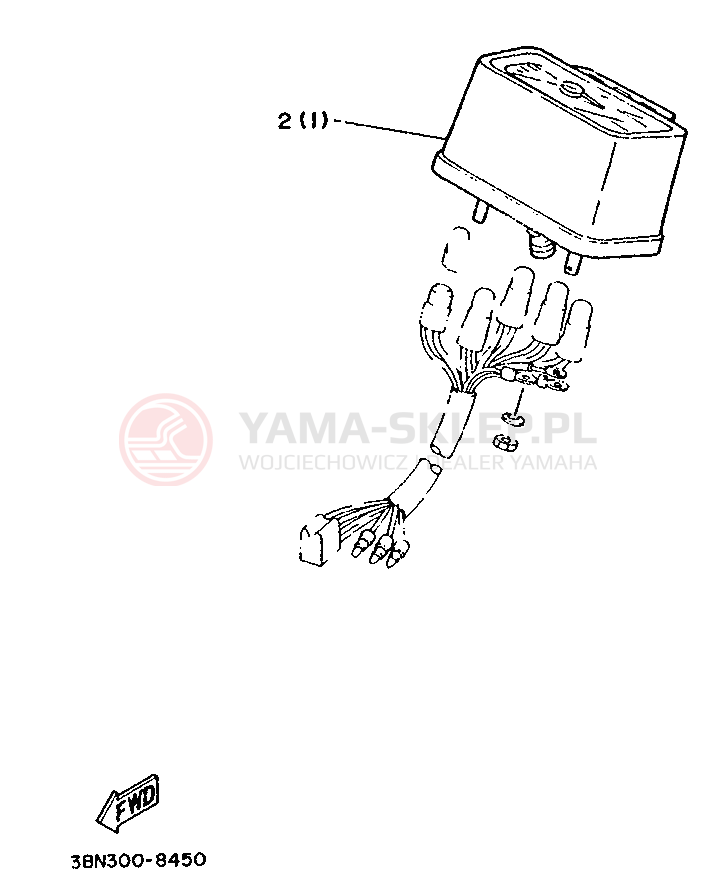 Schemat "alternator" do Yamaha DT125R