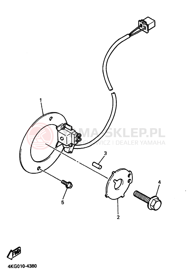 Schemat "Regulator napięcia, impulsator" do Yamaha XJR1200