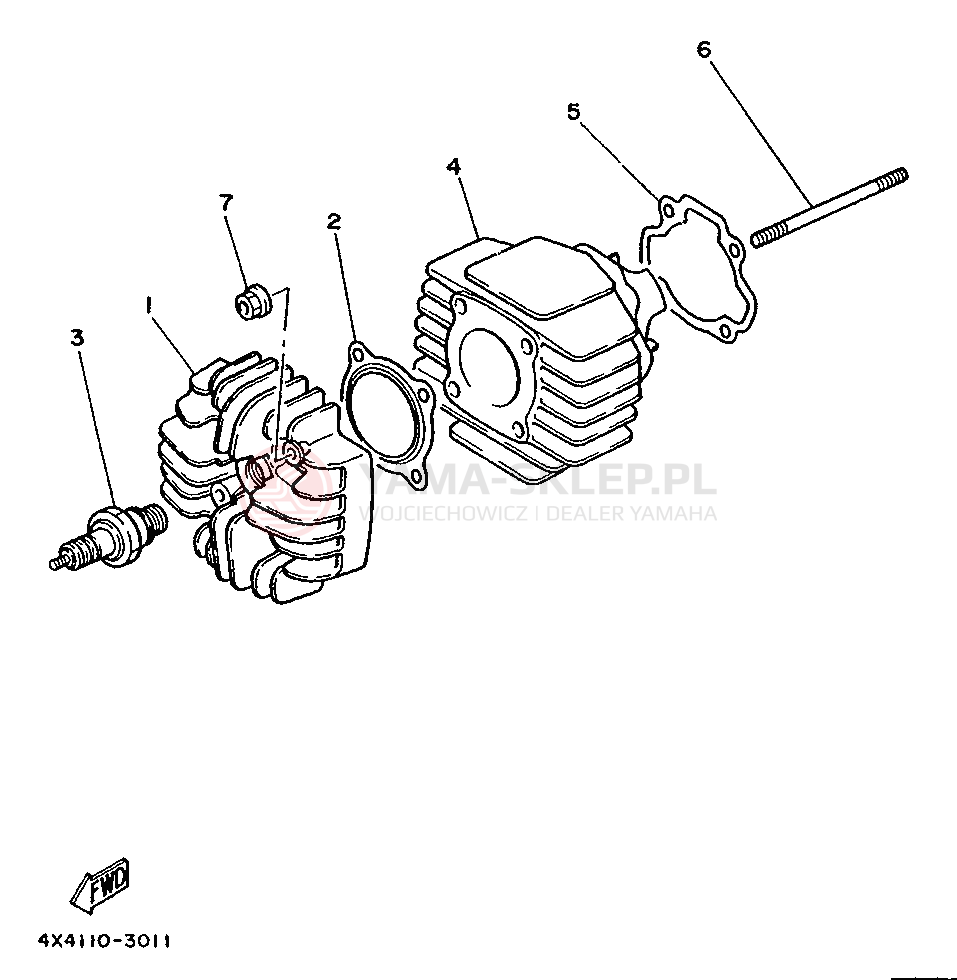 Schemat "cylinder" do Yamaha PW50S