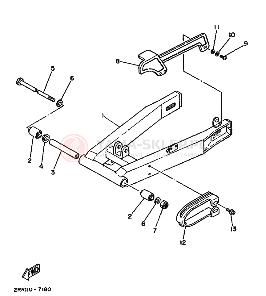 Schemat "wahacz" do Yamaha YSR50