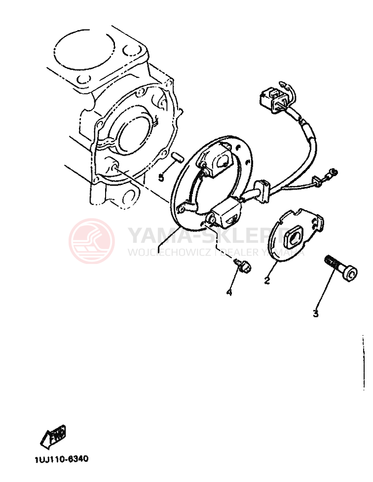 Schemat "Układ zapłonowy" do Yamaha FZ600