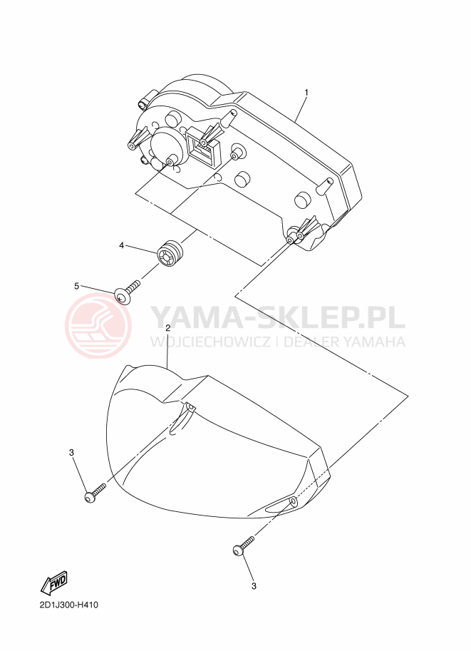 Schemat "licznik" do Yamaha FZ1-N
