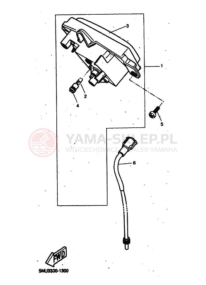 Schemat "TACHOMETR" do Yamaha BOOSTER NEXT GENERATION