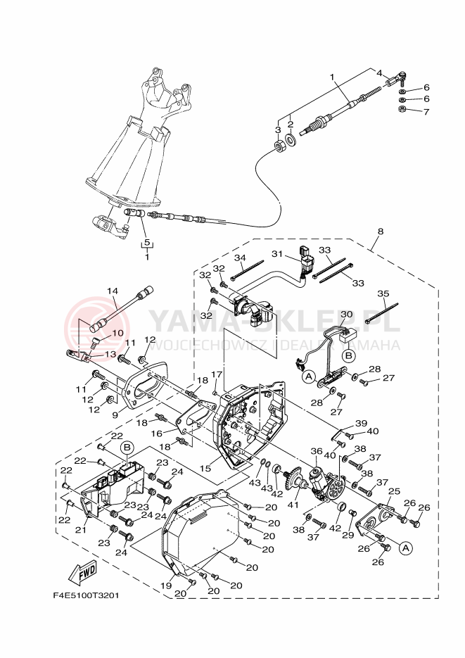 Schemat "Układ chlodzenia" do Yamaha VX CRUISER HO
