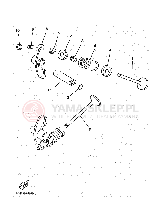 Schemat "ZAWÓR" do Yamaha SKYLINER