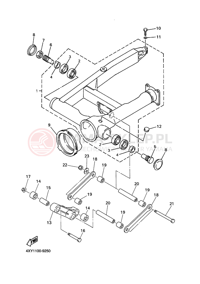 Schemat "wahacz" do Yamaha XVZ13TF ROYALSTAR VENTURE