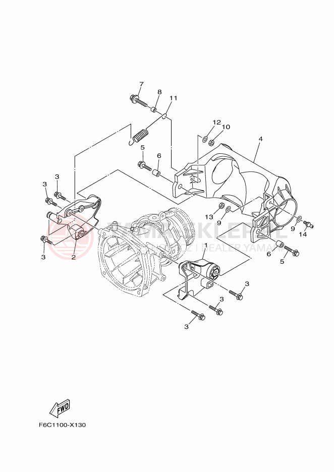 Schemat "JET UNIT" do Yamaha JB1050-X