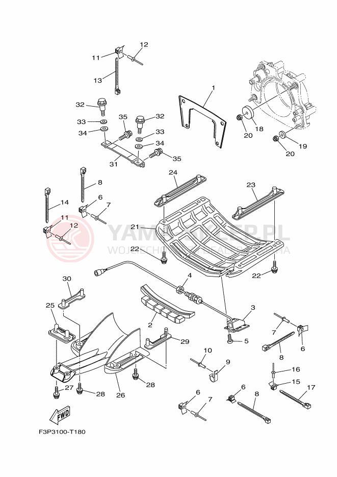 Schemat "JET UNIT" do Yamaha GP1800
