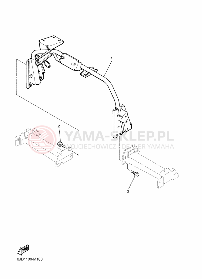 Schemat "STEERING GATE" do Yamaha VK540V