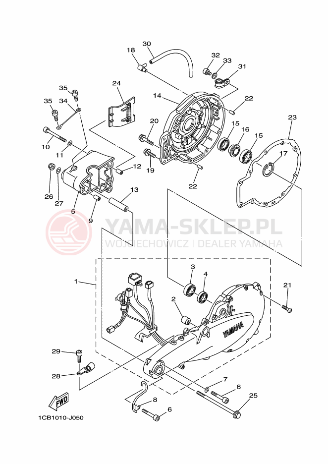 Schemat "wahacz" do Yamaha EC-03