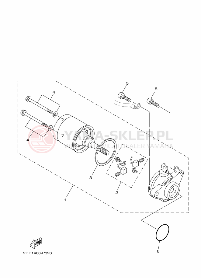 Schemat "rozrusznik" do Yamaha NMAX 150