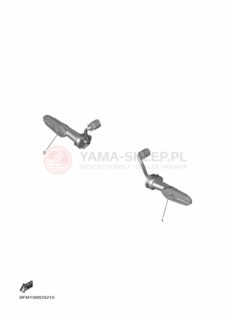 Schemat "kierunkowskazy" do Yamaha NEO'S