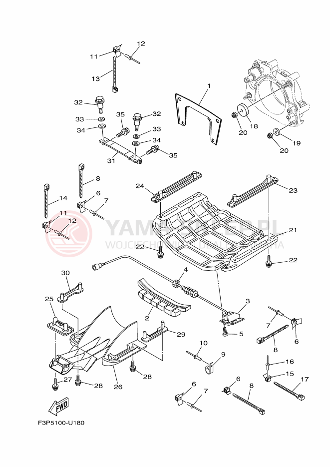 Schemat "JET UNIT" do Yamaha GP1800R SVHO