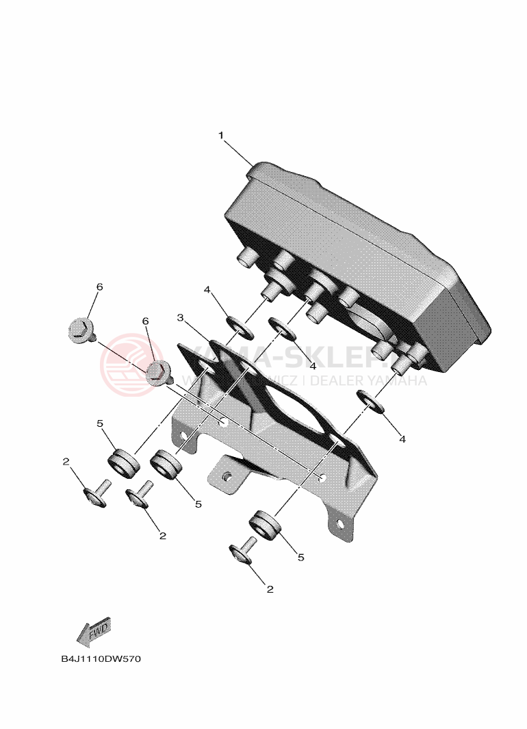 Schemat "licznik" do Yamaha YXE1000EW