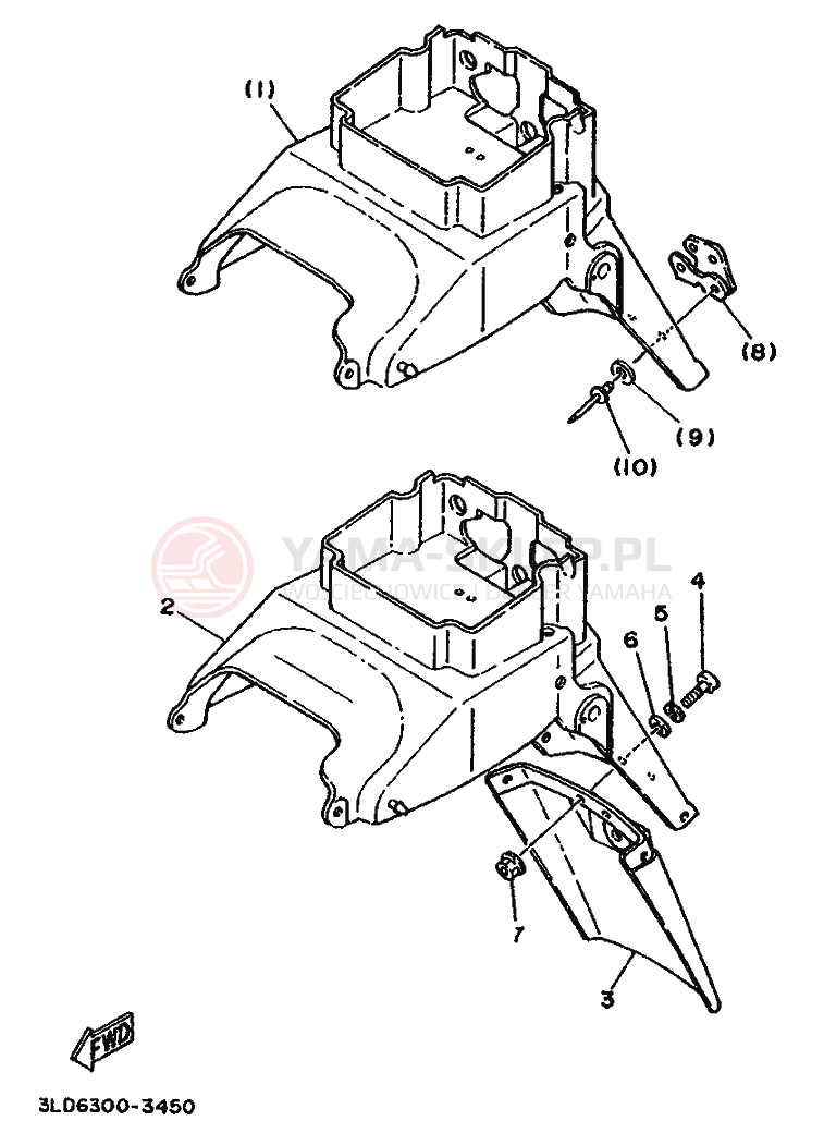 Schemat "alternator" do Yamaha XTZ750 SUPERTENERE